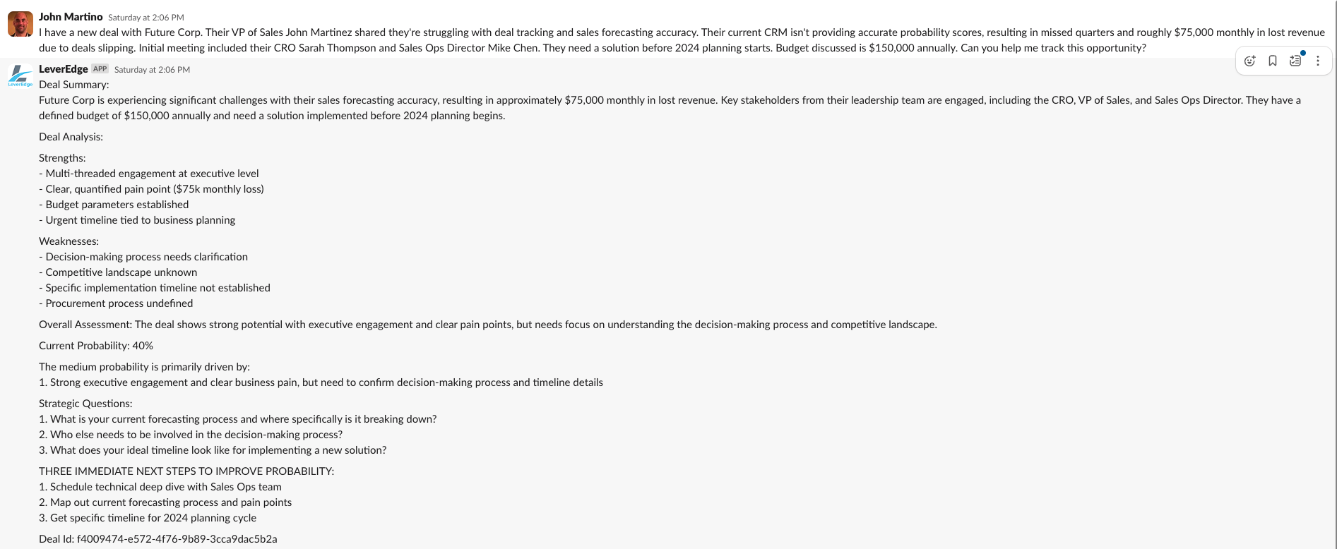 LeverEdge AI Sales Coach
